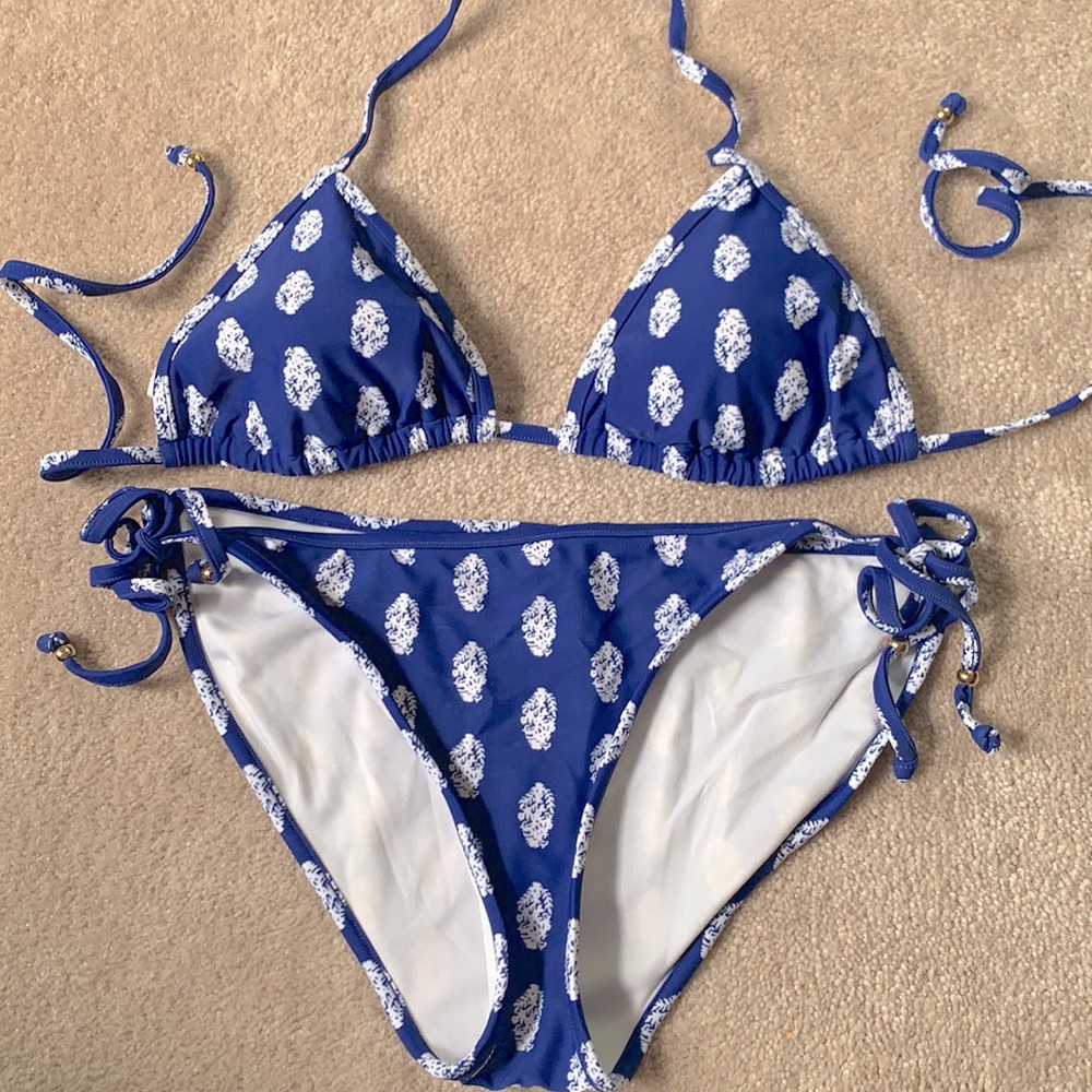 Vineyard Vines Blue Triangle Bikini